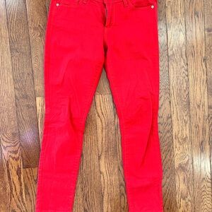 Old Navy Red Women's Straight Leg Jeans